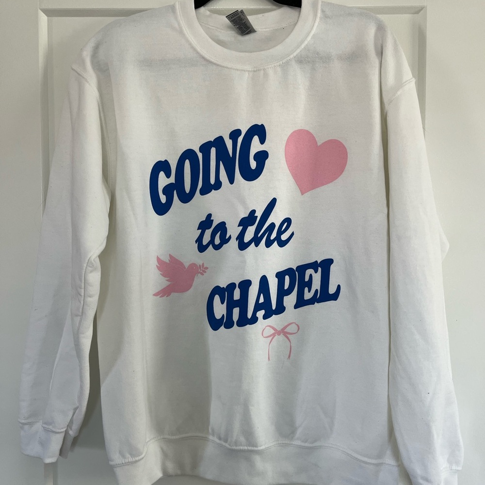 Going to the Chapel White Sweatshirt